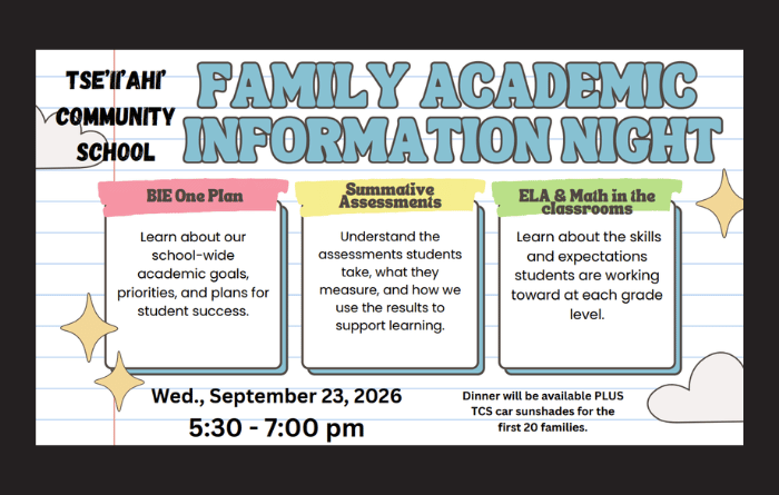 Family Academic Information Night