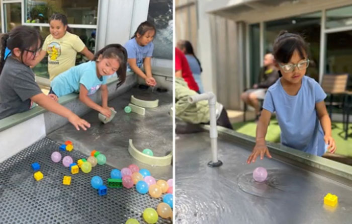Kids playing outside